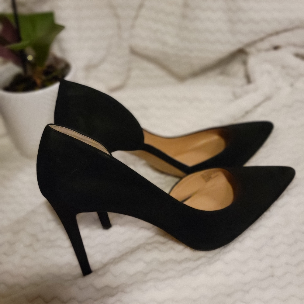 Black high heels